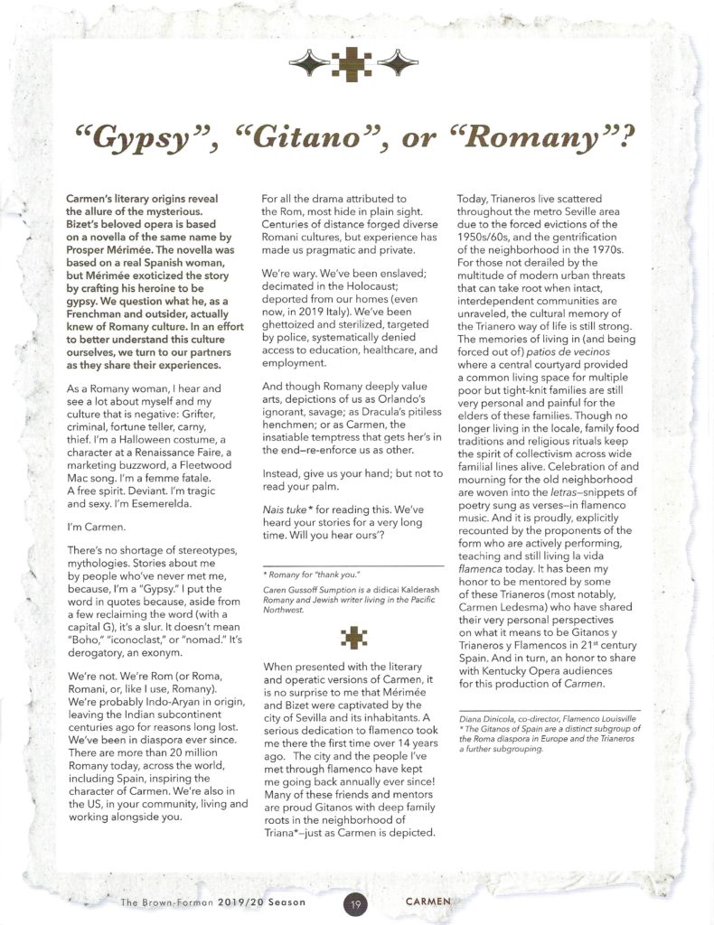 Introduction to Carmen, 2019